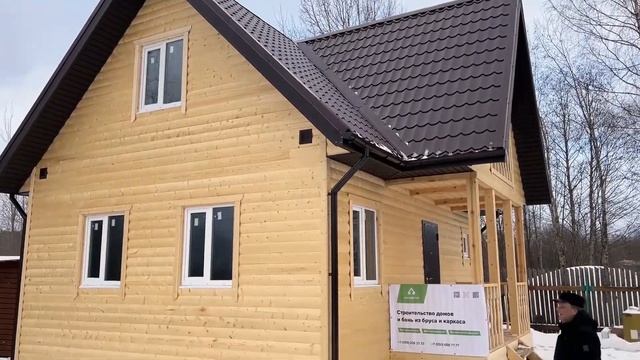 Видео отзыв на каркасную дом-баню 6х8 м смотреть онлайн