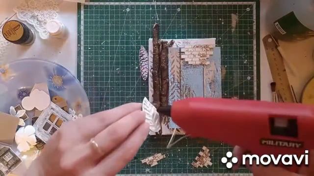 Мастер класс по микс медийному холсту step by step tutorial mixed media canvas смотреть онлайн