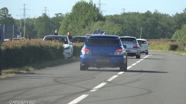 JDM Cars Leaving Japfest 2023- GTR R34, S12, Chaser, Pandem R32, RX7, NSX, 240Z, Supra MK4, Civics.