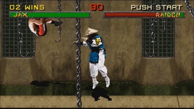Mortal Kombat II (Arcade) Jax Gameplay on Very Hard no Continues смотреть онлайн