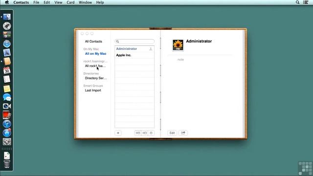 Apple Mountain Lion Server Tutorial | Configure And Explore The Contacts Service смотреть онлайн