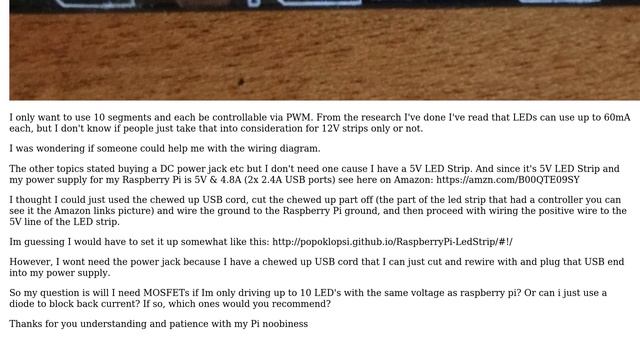 Raspberry Pi: 5V LED Strip Wiring Help for Raspberry Pi 3 смотреть онлайн
