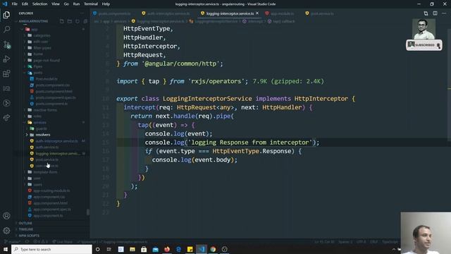 104. Adding Multiple Interceptors for the HTTP Request. Interceptors executing order in Angular. смотреть онлайн