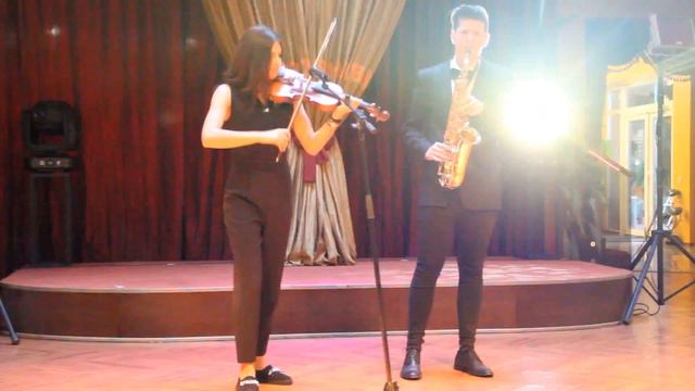 Besame Mucho - Andrea Bocelli - saxophone and violin cover by NViolinist смотреть онлайн