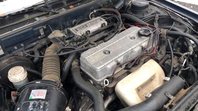 Mitsubishi Sapporo 2,4 Automatic 1989 Details / Start / On The Road ;)