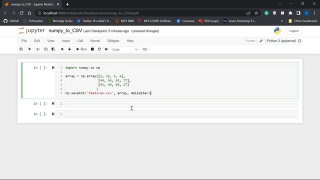 How to Convert a NumPy array to a CSV file смотреть онлайн