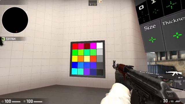 КАК ИЗМЕНИТЬ ПОЛОЖЕНИЕ РУК + ИЗМЕНЕНИЕ ПРИЦЕЛА В CS:GO смотреть онлайн