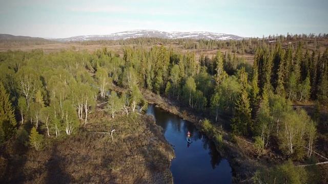 Fjelltur med paddle board sup isup i Frolfjellet смотреть онлайн
