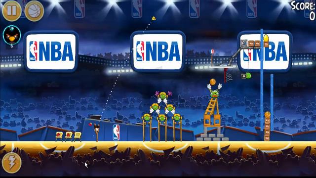 Angry Birds Seasons Goldenegg #53 Ham Dunk 1-4 Goldenegg Ham Bay Pirates смотреть онлайн