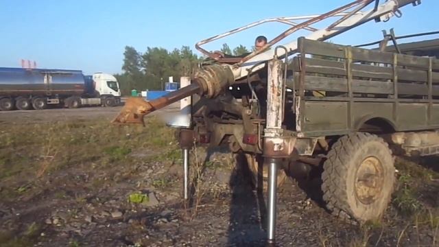 Проверка бурильной ГАЗ-66 смотреть онлайн