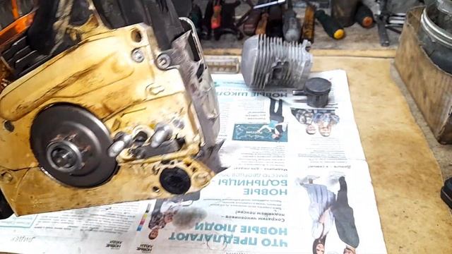 Как работает Stihl MS250 на китайской поршневой и китайском карбюраторе смотреть онлайн