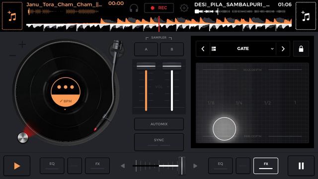 Jitu dj 3d dj mixer operation смотреть онлайн