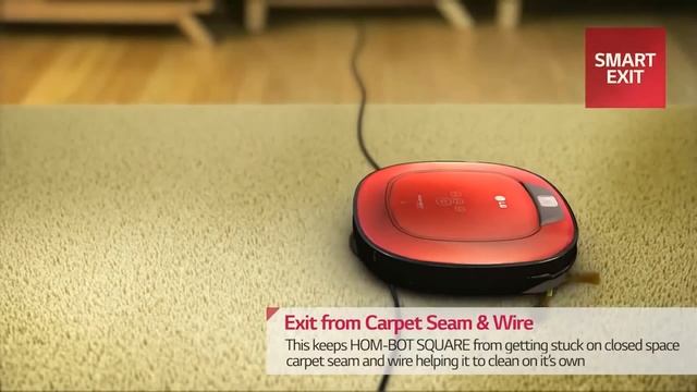 LG Hom Bot Square Pet VR64701LVMP - robot vacuum смотреть онлайн