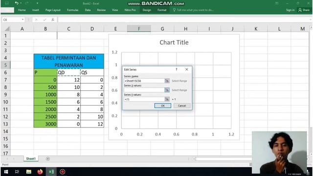 CARA MEMBUAT GRAFIK KURVA PERMINTAAN DAN PENAWARAN PADA EXCEL.. смотреть онлайн