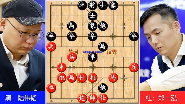 2023年象甲最新精彩对局，陆伟韬得到王天一指点迷津，速胜郑一泓