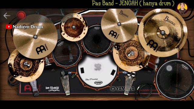 Pas Band - Jengah [drum only+metronome] Cover Real Drum смотреть онлайн