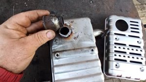 Мой вариант выхлопной системы бензинового генератора на даче