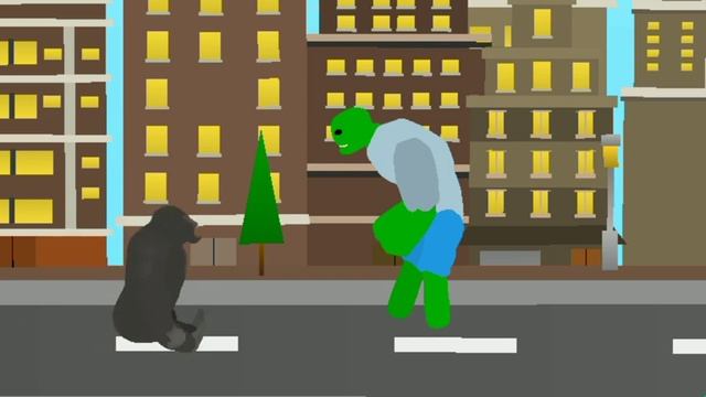 King Kong (2005) Vs Mutant Zombie | Stick Nodes Animation | King Kong Vs Mutant Creatures. смотреть онлайн