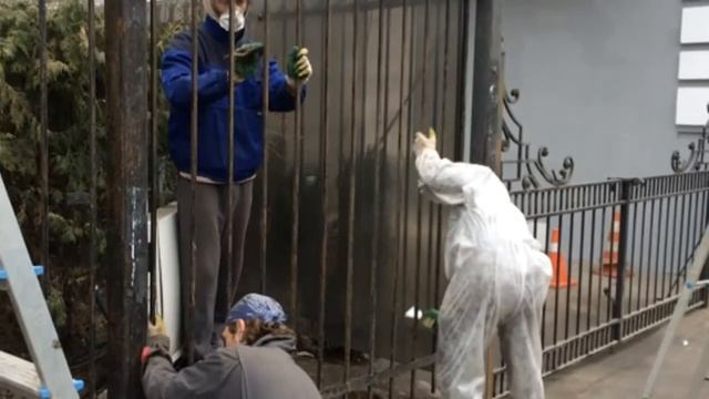 Покраска заборов от компании ГОР