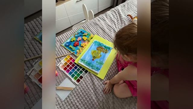 Рисование Обитатели подводного царства группа Воробьи смотреть онлайн