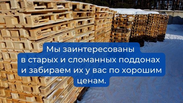 Скупка поддонов в Коломне, Луховицах, Воскресенске, Егорьевске, Озерах Декабрь 2022 смотреть онлайн