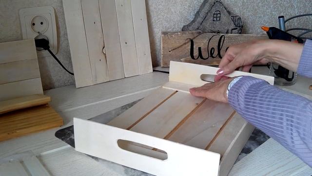 DIY. Ящик - поднос для осенних урожаев и композиций ОСЕНИ смотреть онлайн