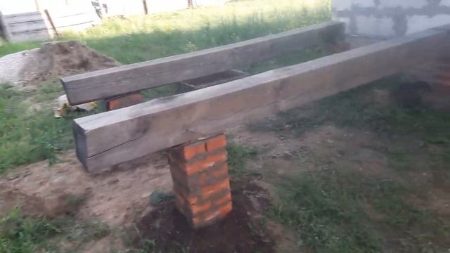 Дом из сибита(веранда с терассой.начало) смотреть онлайн