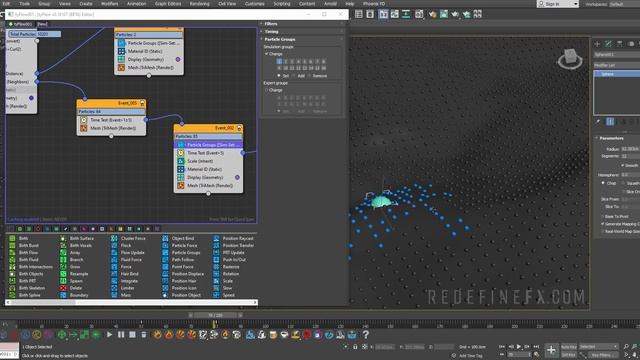 8_07.Particle Activation Wave on Cloth - RedefineFX смотреть онлайн