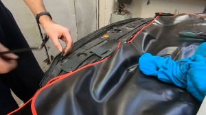 Снятие переднего бампера Mazda 3 BM (2015)