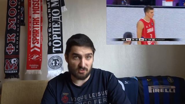 Россия - Сербия. Реакция сербских фанатов смотреть онлайн