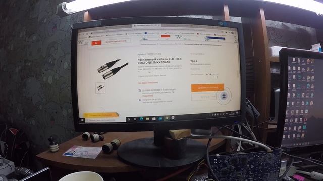 микрофонный кабель Proel Bulk Распаянный кабель XLR - XLR ROXTONE SMXX200-10