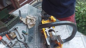 Ремонт бензопилы Чемпион часть 2 Сборка поршневой