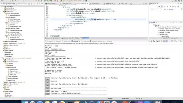 SST3 || API 19 || Cucumber Reports with maven cucumber reporting plugin смотреть онлайн