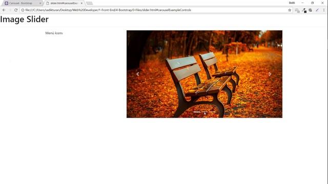 Bootstrap Image Slider (Carousel) смотреть онлайн