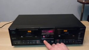 SONY TC W230 миниобзор и работа аппарата от 05.03.2022.