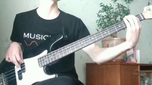 Кино- Спокойная ночь кавер на партию бас-гитары live