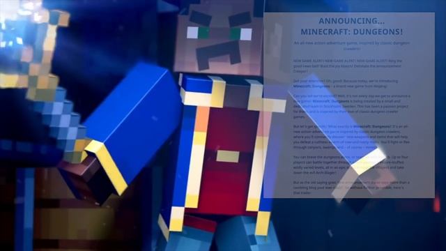 Minecraft Dungeons! A New Mojang Game Coming 2019! Details & Features смотреть онлайн