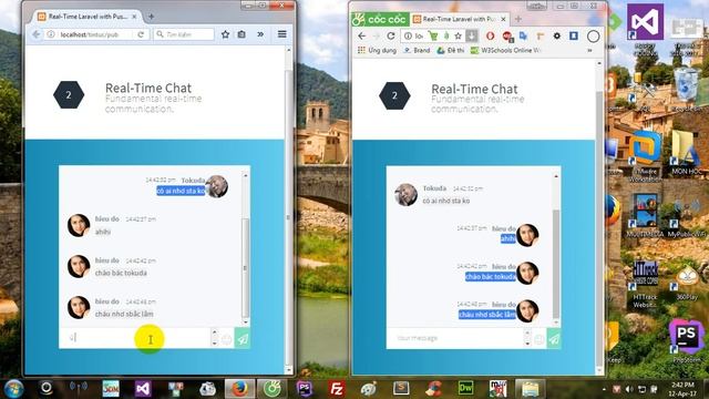 Demo realtime chat laravel pusher смотреть онлайн