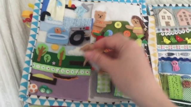 Детская книжка из фетра. Развитие детей. Домик Топи-Топыча. Времена года смотреть онлайн