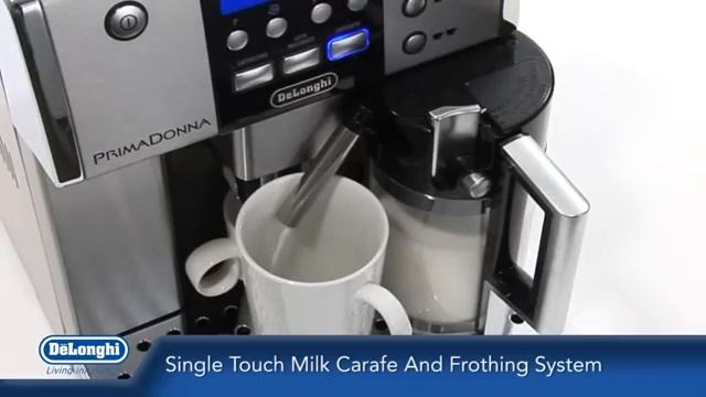 DeLonghi PrimaDonna Bean To Cup Coffee Machine ESAM6600 смотреть онлайн