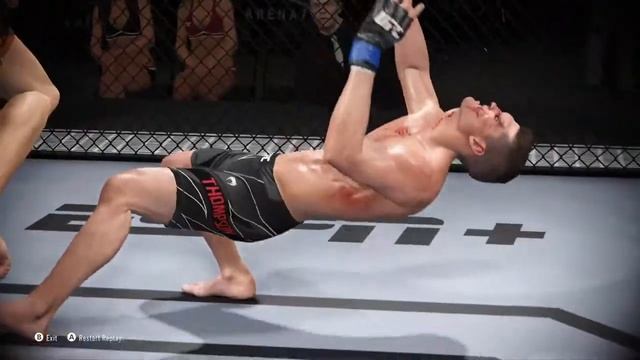 UFC 4 Blitz Battle Final Round Replay Jeff Hill Knocks out Wonderboy Xbox Series S смотреть онлайн