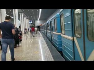Ташкентское метро. Станция «Юнусабад». Отправление 81-717/14 «Номерной».