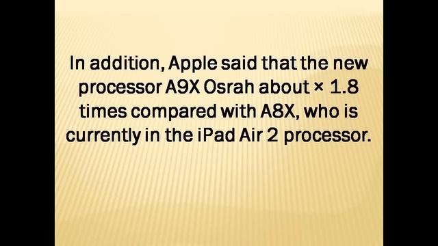 Apple Announces A9X processor, which is faster than 80% of laptops смотреть онлайн