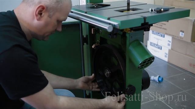 Felisatti BS14/2200, BS16/2200, BS18/2200 - Сборка и настройка ленточнопильных станков Felisatti смотреть онлайн