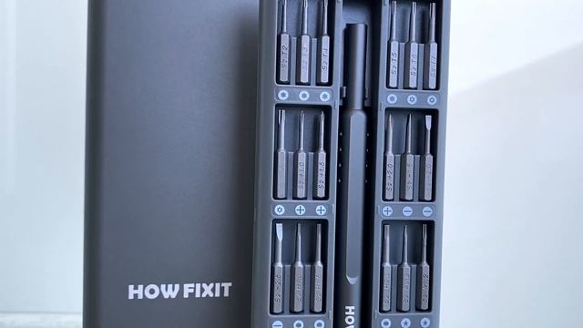 HowFixit Профессиональный набор отверток для ремонта электроники с битами