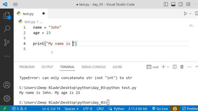 Printing in Python | print function [Updated] смотреть онлайн