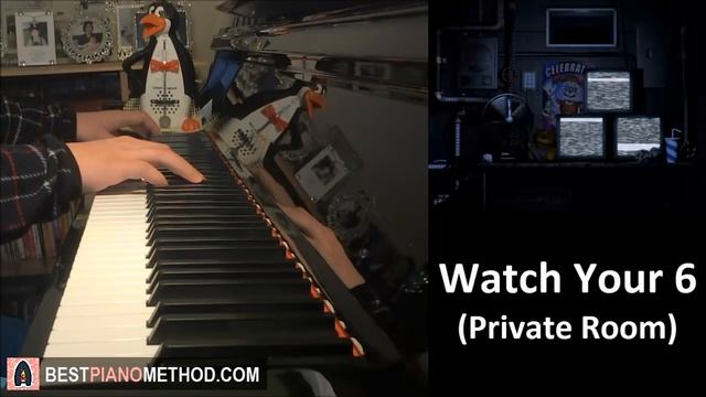 FNAF Sister Location OST: Watch Your 6 [Private Room Music] (Piano Cover By Amosdoll)