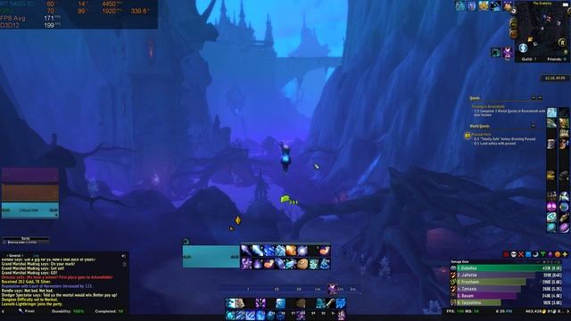 RTX 3080 12gb MSI Ventus 3X Plus LHR OC, Questing in Shadowlands, R7 5800x3D, 1440p, Quality 10 смотреть онлайн