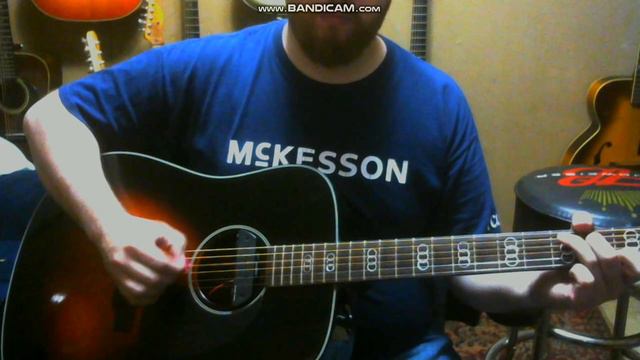 Acoustic Electric Sound Demo: Blueridge BR-340 Gospel W/ Seymour Duncan SA-6 Mag Mic (Plugged In) смотреть онлайн