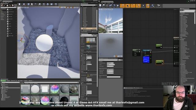 Refraction and Distortion with Scene Colour in UE4 смотреть онлайн
